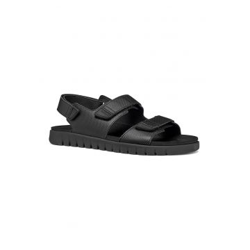 Sandale din piele Normcore - Negru