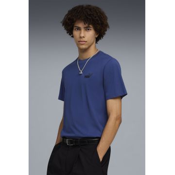 Tricou cu logo brodat Essentials No. 1 - Bleumarin
