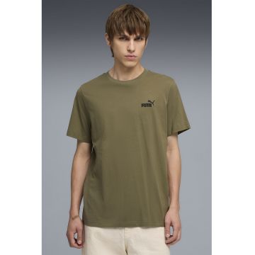 Tricou cu logo brodat Essentials No. 1 - Verde masliniu