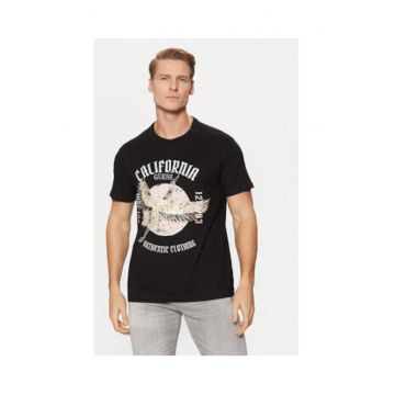 Tricou din bumbac cu imprimeu grafic pe piept