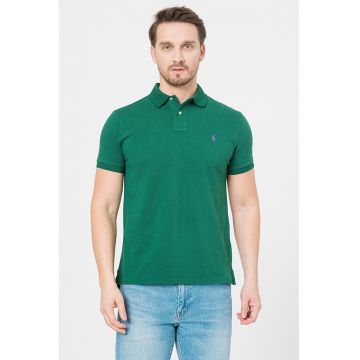 Tricou polo de bumbac - Verde
