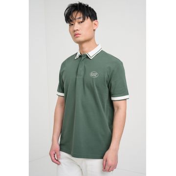 Tricou polo pentru tenis Club - Verde feriga
