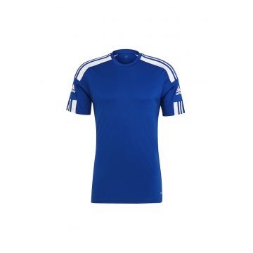 Tricou regular fit cu model logo pentru fotbal Squadra 21 - Alb/Albastru royal