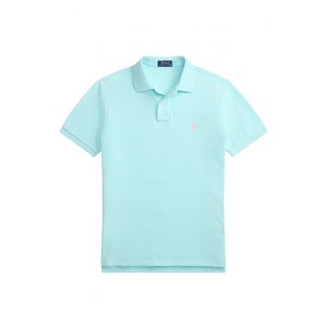 Tricou  slim fit turcoaz - Turcoaz
