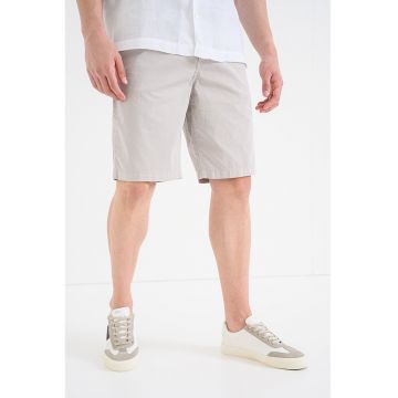 Bermude chino cu croiala conica - Maro taupe deschis