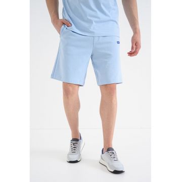 Bermude lejere de bumbac Nasensio - Albastru deschis
