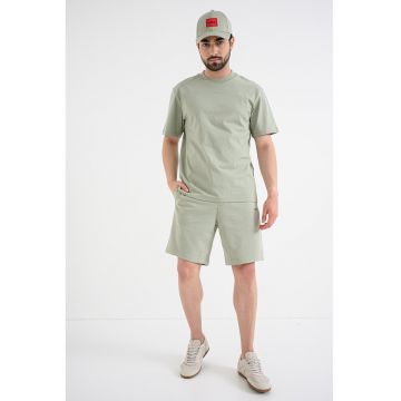 Bermude relaxed fit din bumbac Dayano - Kaki