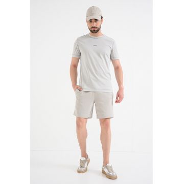 Bermude sport din bumbac - Maro deschis
