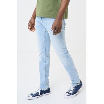 Blugi slim fit - Albastru pal