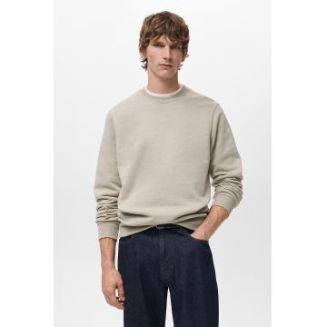 Bluza de trening din amestec de bumbac cu croiala regular-fit - Bej