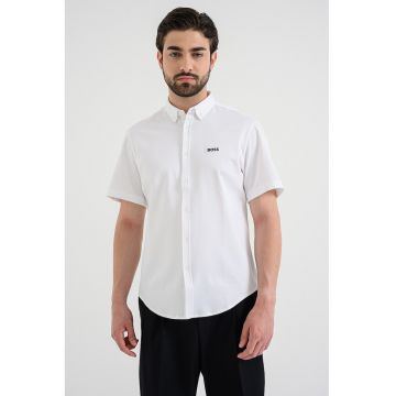 Camasa regular fit cu maneci scurte Motion - Alb