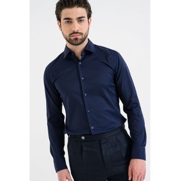 Camasa slim fit Hank - Bleumarin