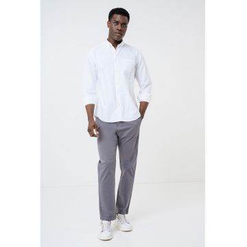 Pantaloni chino slim fit - Gri carbune