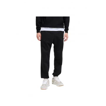 Pantaloni de trening cu talie ajustabila - Negru
