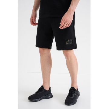 Pantaloni lejeri de trening cu logo Darix - Negru