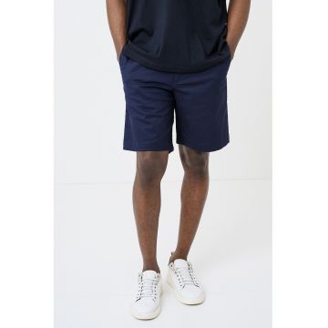 Pantaloni scurti chino cu buzunare laterale - Bleumarin
