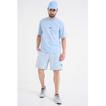 Pantaloni scurti cu snur Nurazort - Albastru deschis