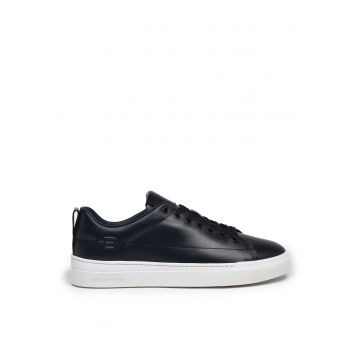 Pantofi sport low-cut de piele - Albastru ultramarin