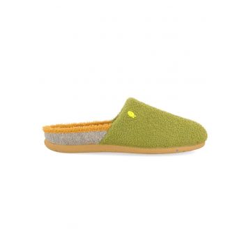Papuci de casa din material terry - Verde