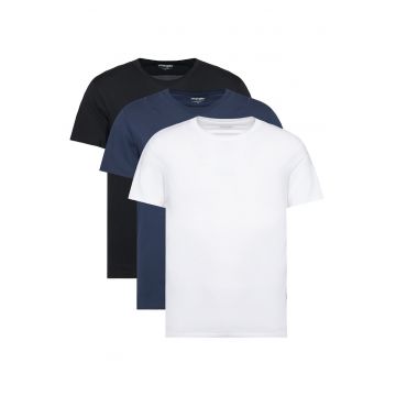 Set 3 tricouri barbatesti  multicolor - bumbac