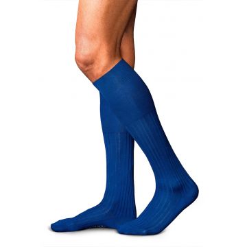 Sosete lungi pana la genunchi No. 10 Pure Fil d´Écoss - Albastru royal