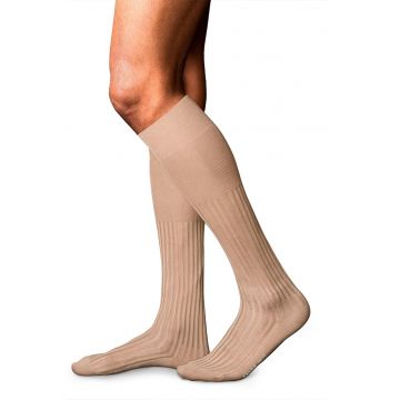Sosete lungi pana la genunchi No. 10 Pure Fil d´Écoss - Maro nisip