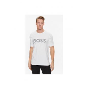 Tricou barbati -  303354534 - Bumbac - Alb - Alb