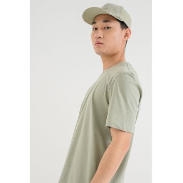 Tricou cu decolteu la baza gatului - Kaki