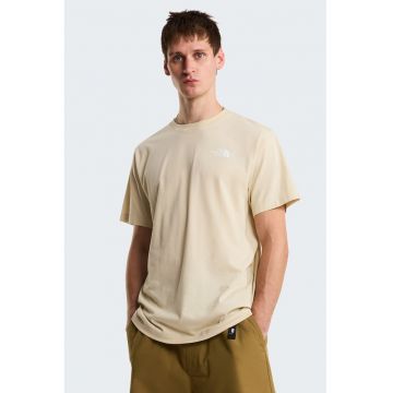 Tricou cu imprimeu Box Celebration - Alb/Bej