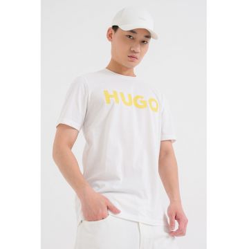 Tricou cu imprimeu logo - Alb