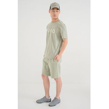 Tricou cu imprimeu logo - Verde pal