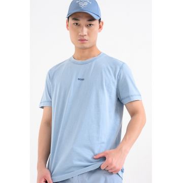 Tricou de bumbac Tokks - Albastru pastel