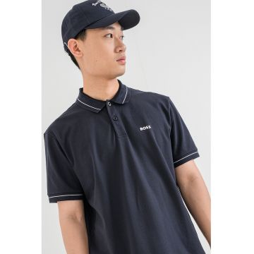 Tricou polo cu logo - Albastru ultramarin