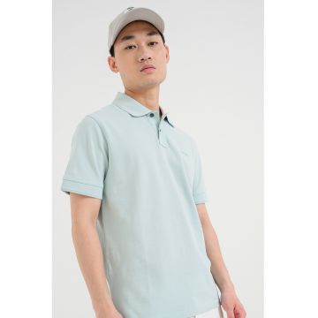 Tricou polo de bumbac pique Prime - Mint