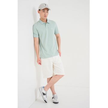 Tricou polo slim fit Passenger - Verde deschis