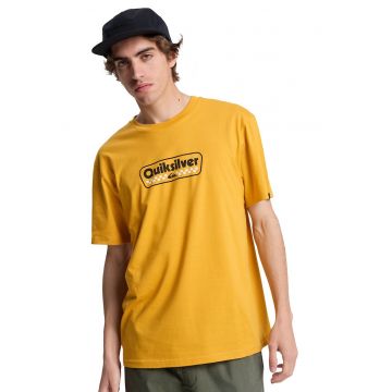 Tricou regular fit de bumbac - Ocru