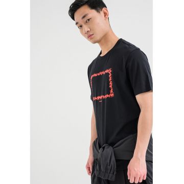 Tricou regular fit Duhorse - Rosu/Negru
