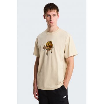 Tricou relaxed fit Donkey - Portocaliu/Maro camel