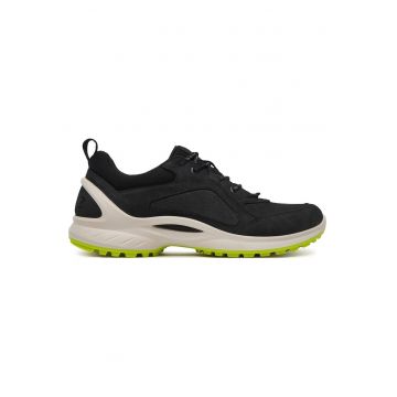 Adidasi  piele naturala - negru -