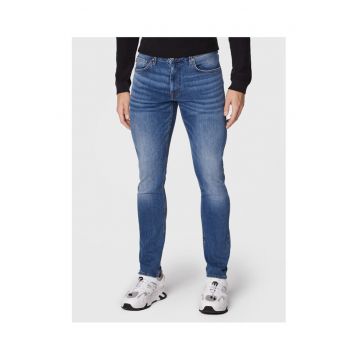 Blugi barbati -  bumbac - slim fit - albastru - Albastru