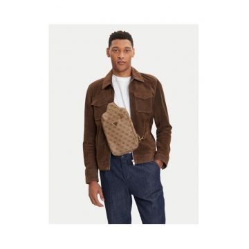 Geanta barbati  WUE HMMILO P5226 - piele ecologica - culoare neagra