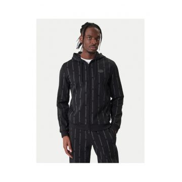 Hanorac barbati -  negru - 63% bumbac - 37% poliester
