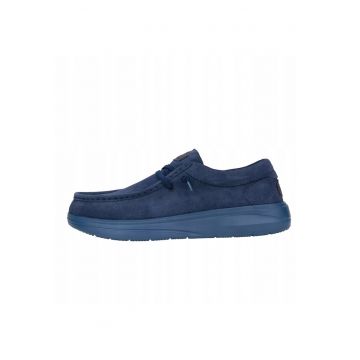 Mocasini Barbati Piele Intoarsa - Wally Comf Suede - Negru