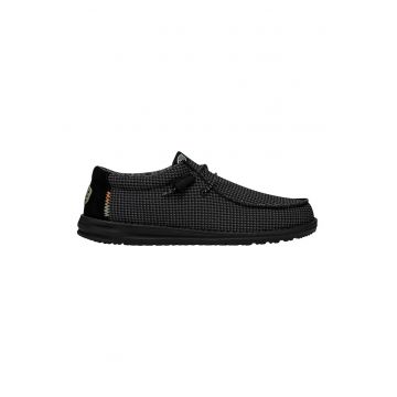 Mocasini cu sireturi de ajustare Perfect - Negru