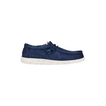Mocasini cu sireturi de ajustare Wally - Bleumarin