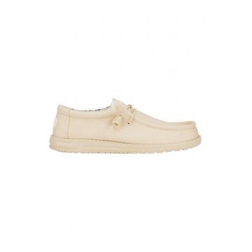 Mocasini cu sireturi de ajustare Wally - Crem