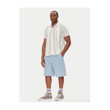 Pantaloni scurti barbati -  denim - albastru deschis