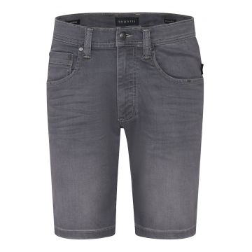 Pantaloni scurti barbati -  denim - gri - bumbac