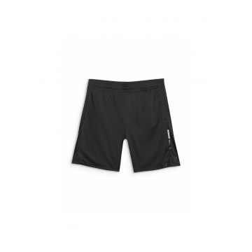 Pantaloni scurti de baschet  croiala oversize - negru
