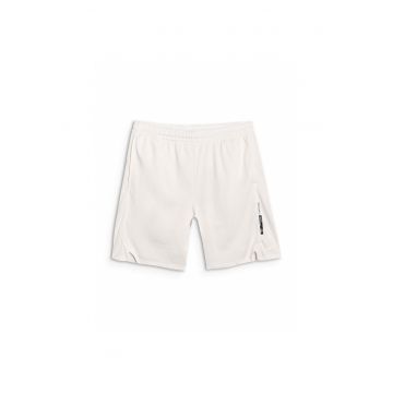Pantaloni scurti de baschet  oversize - alb - cu uscare rapida